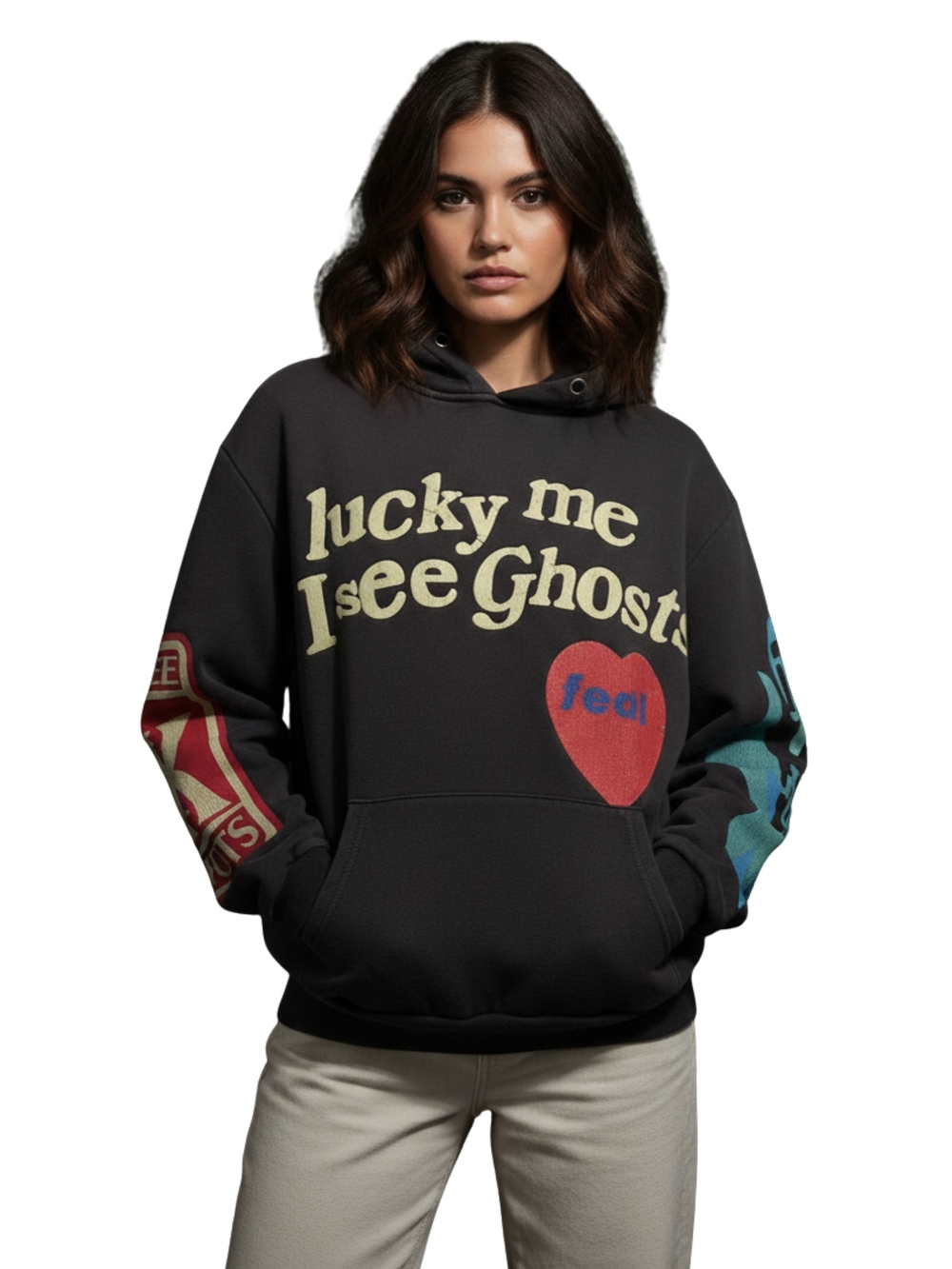 Kanye West x Kid Cudi "Kids See Ghosts" Lucky Me I See Ghosts Hoodie